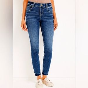 Maurices Everflex High-Rise Straight Leg Jeans, Size 10 Long